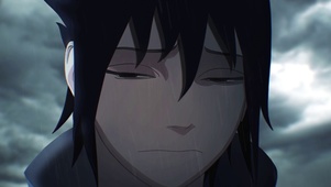 淋雨的伤感男孩
