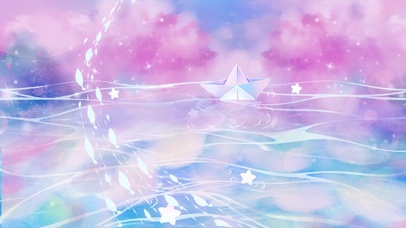 梦幻唯美蓝天帆船风景