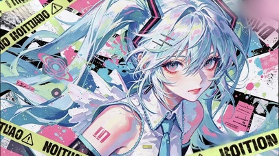 赛博涂鸦初音