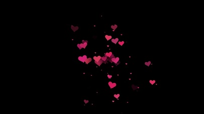 唯美爱心缓慢闪烁