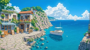 海湾小镇
