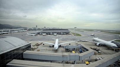 4K 高清 香港国际机场