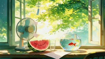 夏日窗台（重做）
