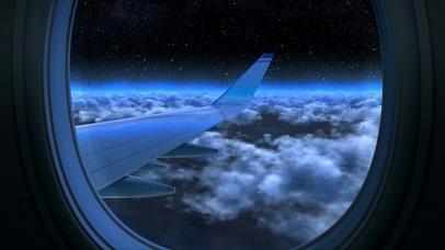 飞机看星空