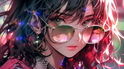眼镜少女