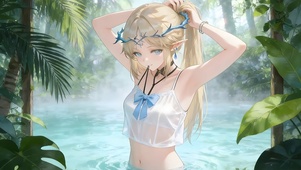 水中少女