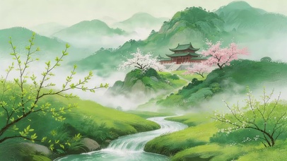 治愈草原河流