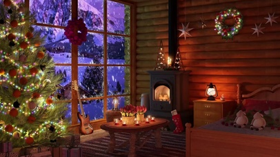 冬季小屋圣诞节