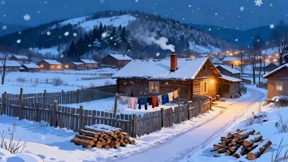 雪村炊烟