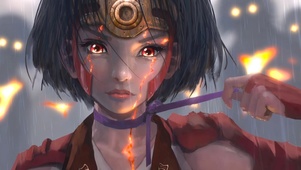 雨中的女孩