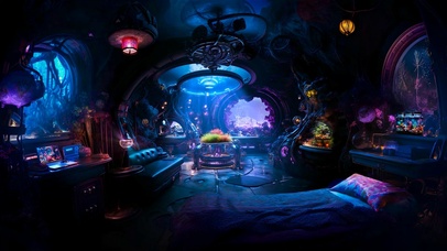 海底世界科幻小屋