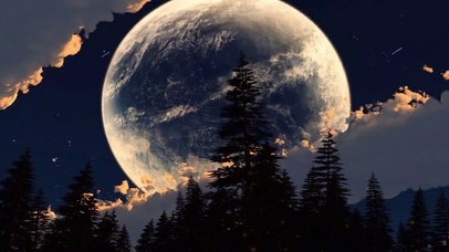 你是藏在云层里的月亮