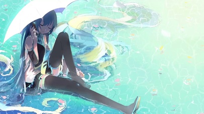 热门水中初音动态桌面壁纸图片 热门动态壁纸下载 元气壁纸