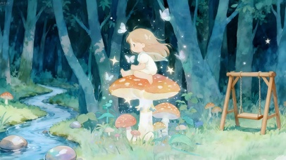 森林蘑菇女孩