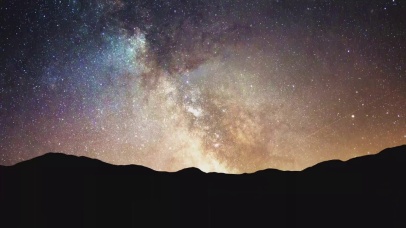 4k超清夜色星空