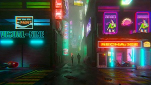 科幻赛博街巷