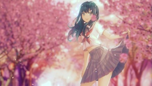 樱花树下