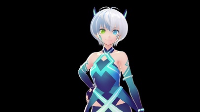 可爱科技3D少女