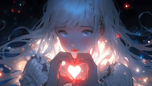 比心少女