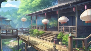 护眼古风场景