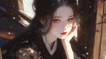 中国风女神小仙女清冷少女古风