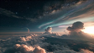 唯美天空星空