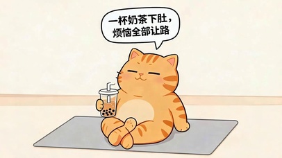 一杯奶茶下肚烦恼全部让路