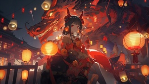 华灯初上