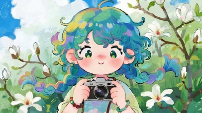照相女孩