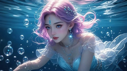 星海中的美女