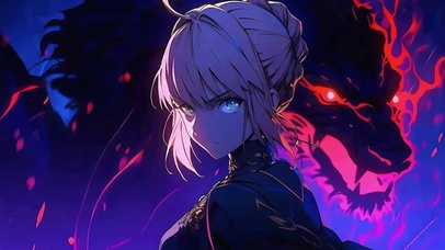 Fate-吾王Saber 恶龙