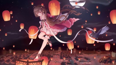 孔明灯女孩