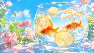 柠檬气泡金鱼
