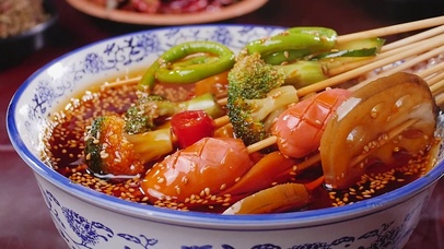 红油冷锅串串