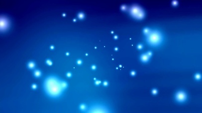 蓝色梦幻大气粒子斑点闪烁