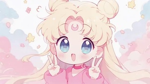 比耶的动漫美少女