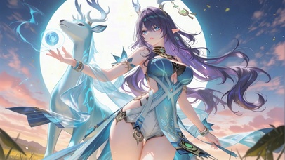 蓝鹿精灵-菈乌玛