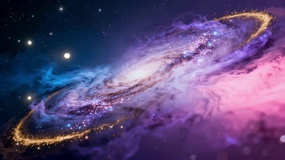 超震撼宇宙星空炫彩银河