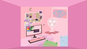 粉色小房间