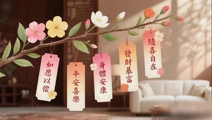 治愈光影许愿签