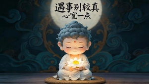 遇事别较真 心宽一点