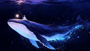 深海巨鲸载梦漫游