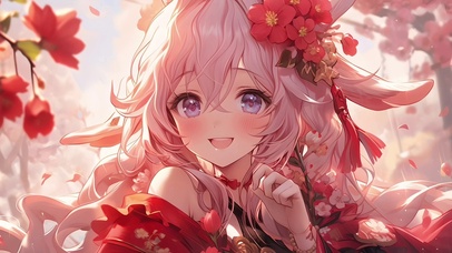 红花少女