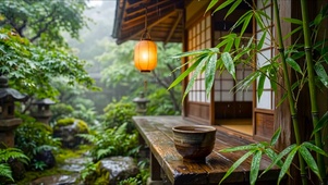 雨景小屋