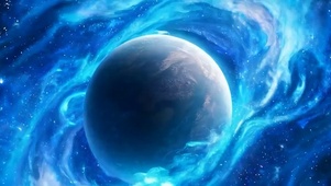 地球转动带鱼屏