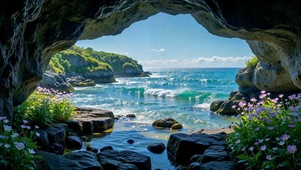 治愈海岸风光