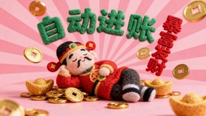 躺平财神自动进账暴富发财