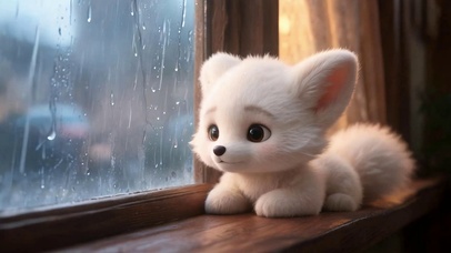 窗外的雨