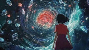 穿越宇宙虫洞少女