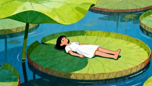 护眼小清新带鱼屏